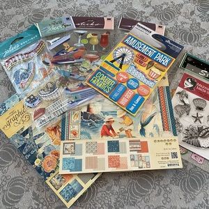 9 Piece Summertime fun crafting Items. $65 Value